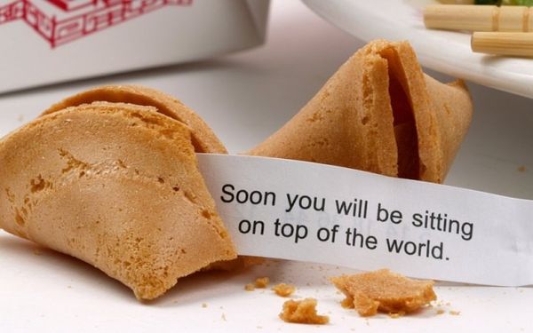 Messages to and from the future: mooncakes vs fortune cookies